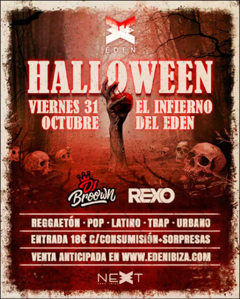 Fiesta de Halloween en Eden Ibiza