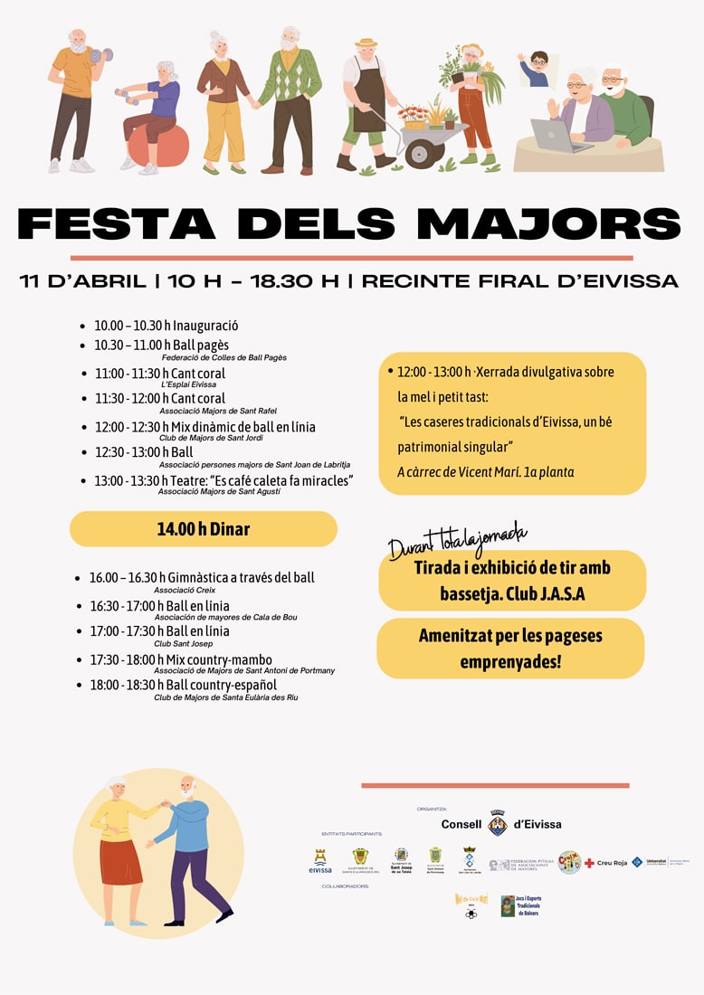 Fiesta de los mayores del Consell de Ibiza