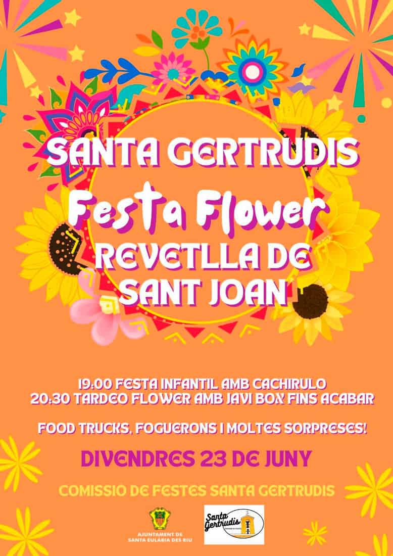 Noche de San Juan con espíritu Flower en Santa Gertrudis Actividades Ibiza