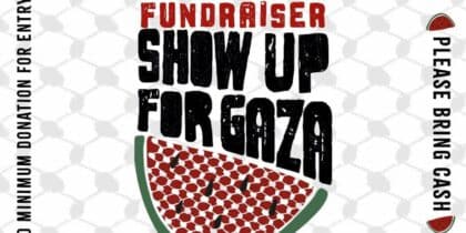 Música y actividades para recaudar fondos para Gaza