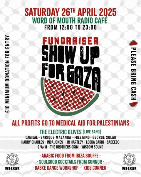 Música y actividades para recaudar fondos para Gaza