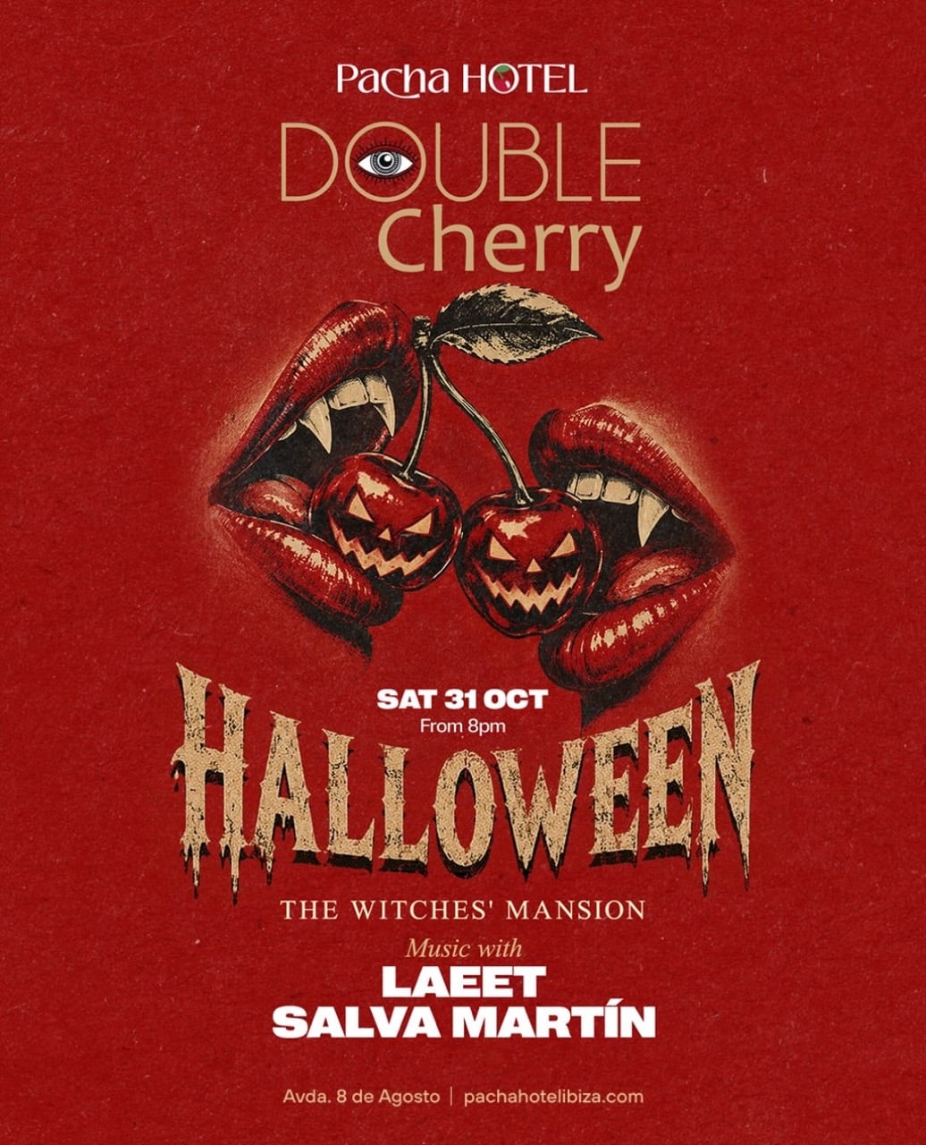 Pacha Hotel Ibiza se adentra en The Witches’ Mansion con Double Cherry este Halloween
