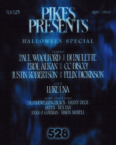 Pikes Presents Halloween en 528 Ibiza