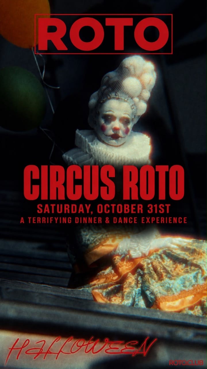 Halloween en ROTO Ibiza: Circus Roto