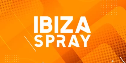 fiesta ibiza spray o beach ibiza logo welcometoibiza