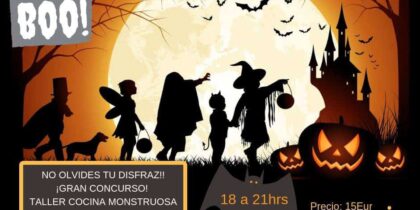 Festa de Halloween per a nens a Espai Magic Jumping Clay Eivissa