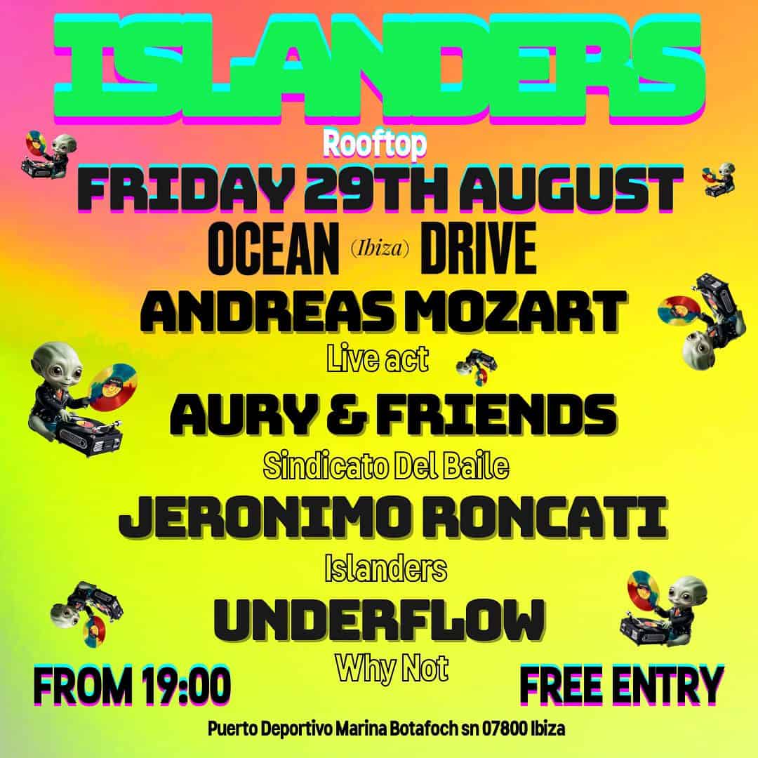 Islanders en Ocean Drive Ibiza