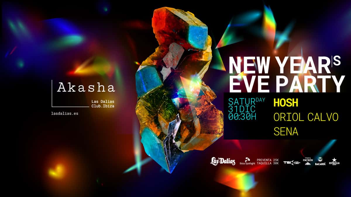 Oudejaarsfeest in Akasha Ibiza: een unieke oudejaarsavond Oudejaarsavond 2022 Ibiza