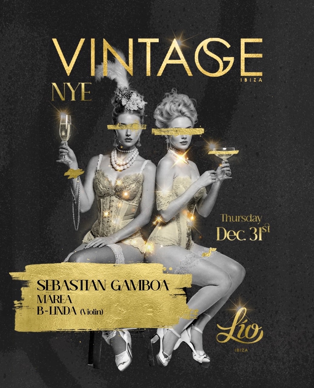 Lío Ibiza celebra Nochevieja con Vintage
