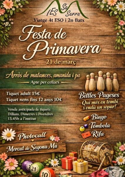 Fiesta de Primavera en el IES Sa Serra