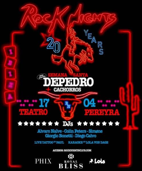 Depedro en Teatro Pereyra inaugura el 20 Aniversario de Rock Nights