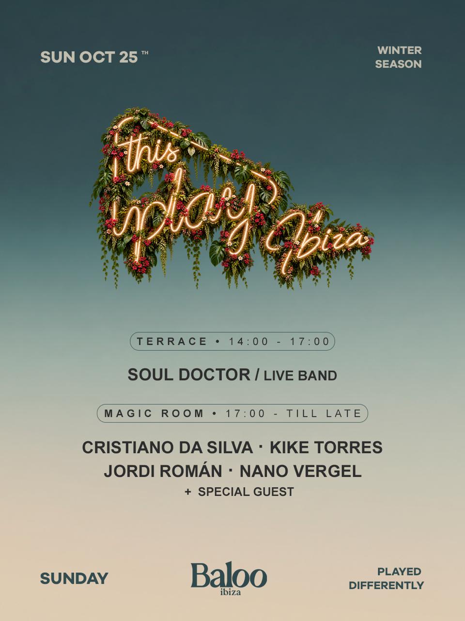 This Play Ibiza, tardeo de domingo en Baloo