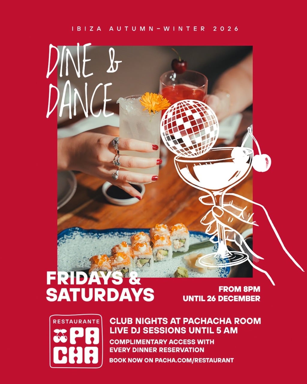 Fiestas en Restaurante Pacha y Pachacha los findes de invierno