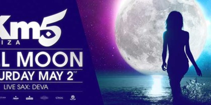Full Moon Party this Saturday at Km5 Ibiza