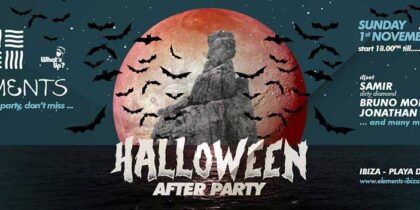 Halloween After Party am Sonntag bei Elements Ibiza
