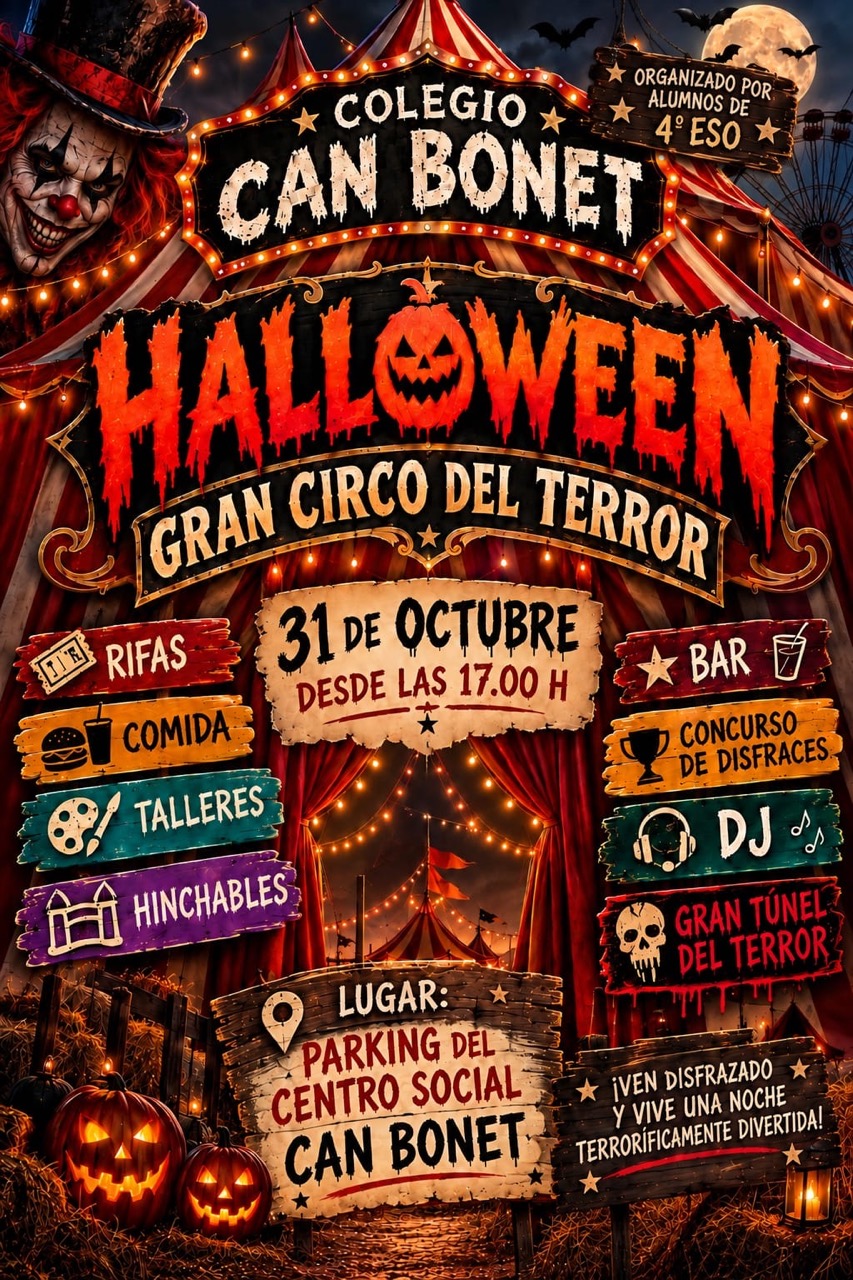 Halloween en el Colegio Can Bonet