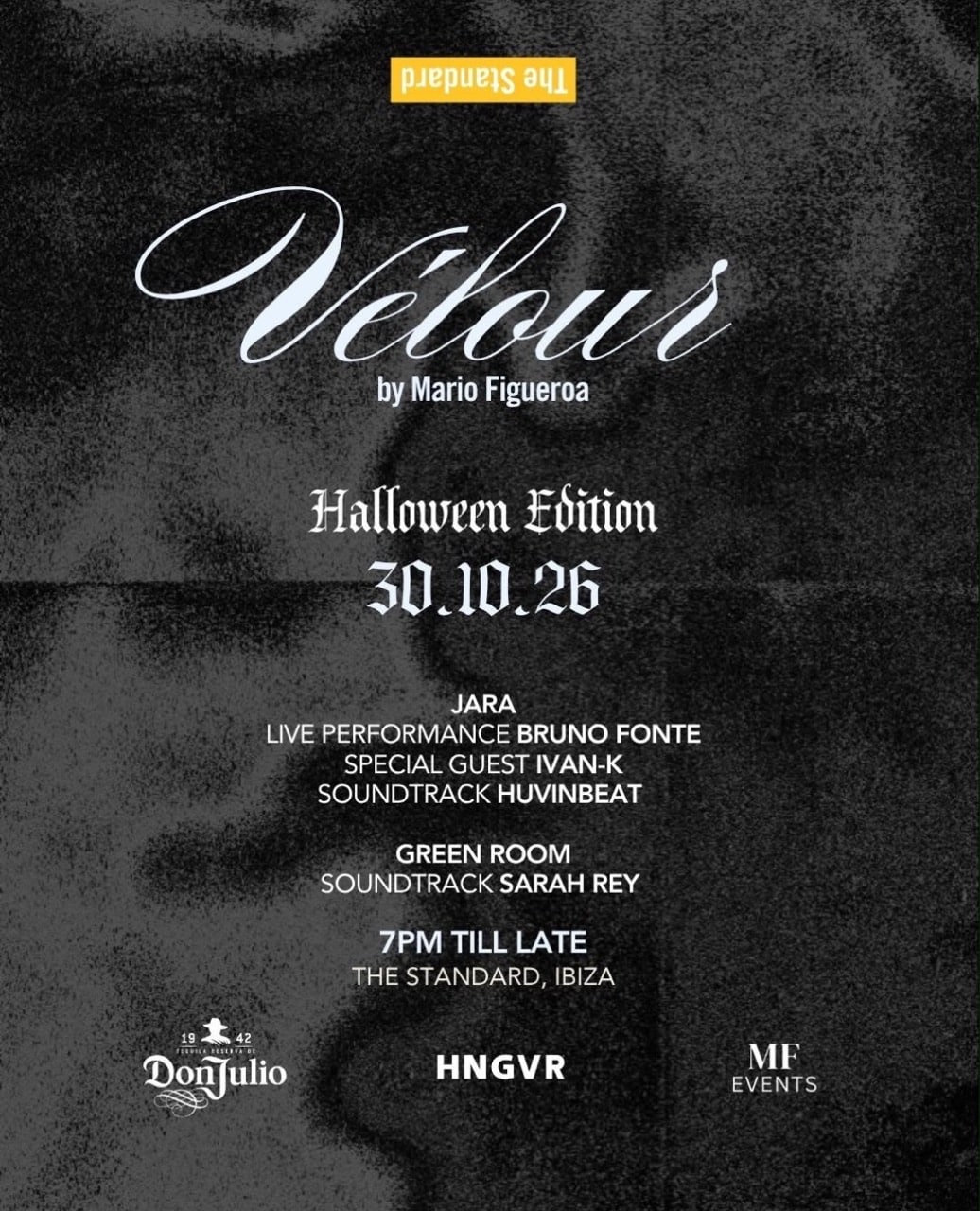 Vélour Halloween Edition en The Standard Ibiza