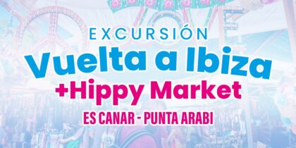 Vuelta a Ibiza en bus con visita a Hippy Market Punta Arabí