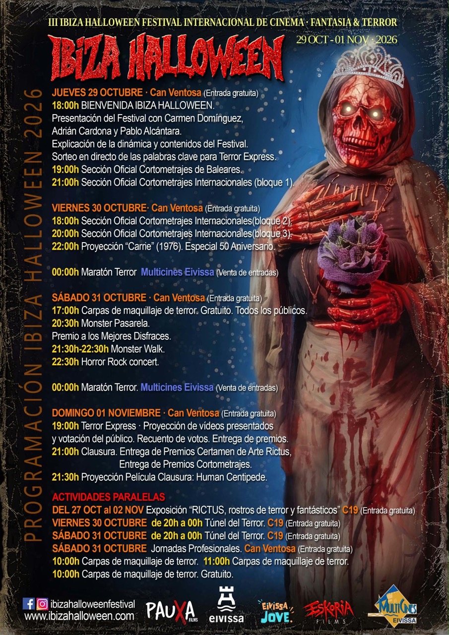 Ibiza Halloween, festival de cine de terror y fantasía