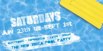 Festa in piscina di Ibiza