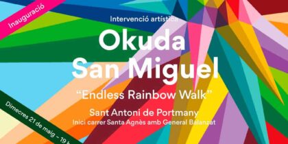Okuda San Miguel inaugura su intervención en San Antonio