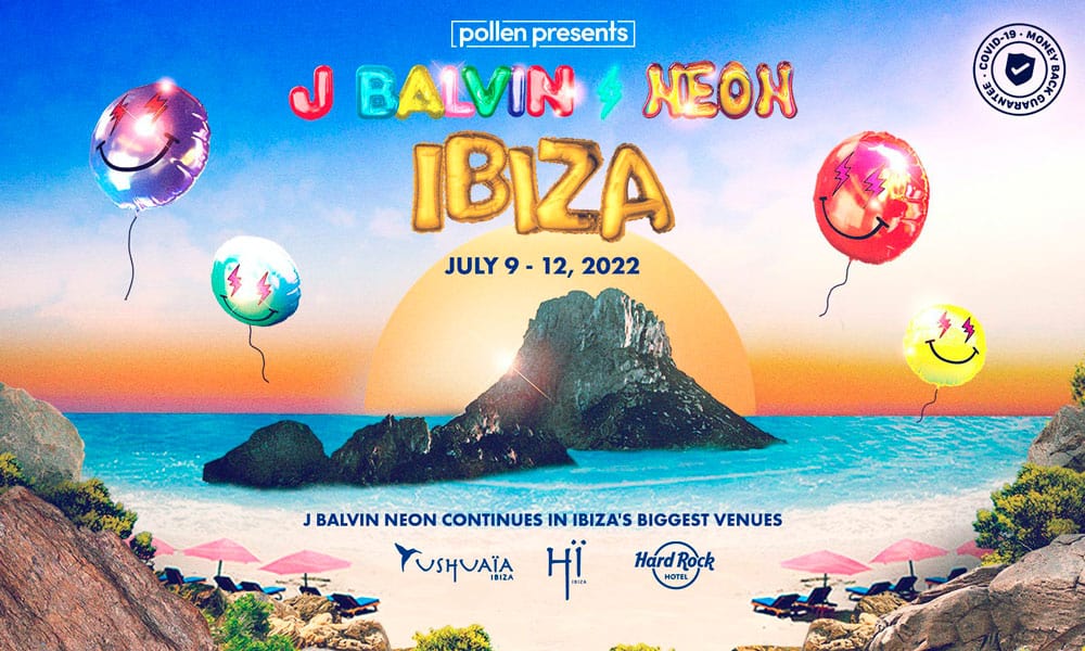 J Balvin - Musica al neon Ibiza