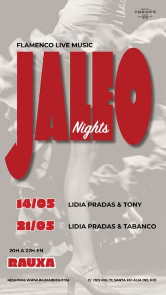 Jaleo Nights, flamenco en directo en RAUXA Ibiza