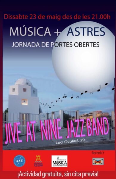 Música y Astros, jazz en directo en el Observatorio
