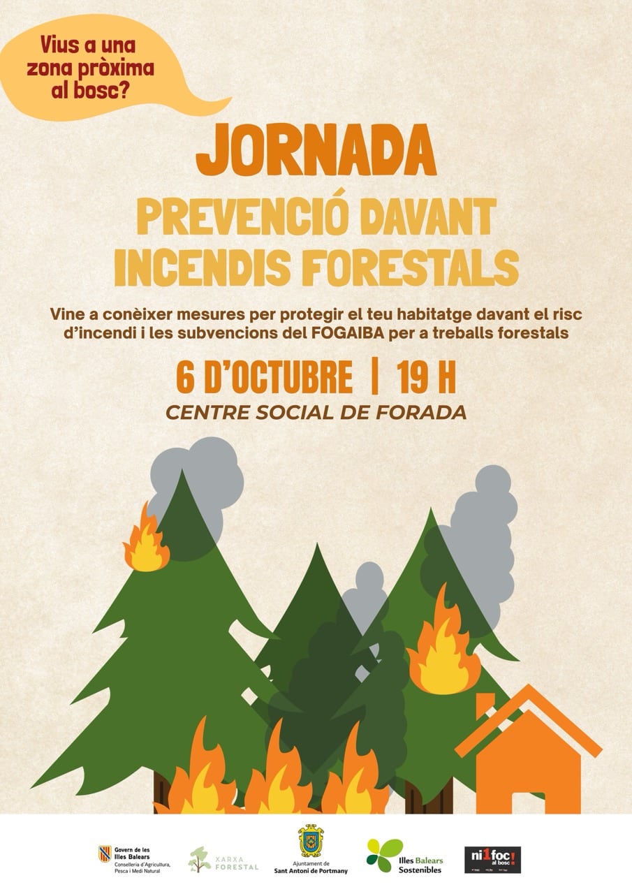 Charla sobre prevención de incendios en Forada
