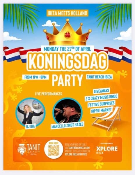 Koningsdag, fiesta con sabor holandés en Tanit Beach Ibiza