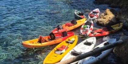 Excursión con Kronan Kayak por Cala Molí