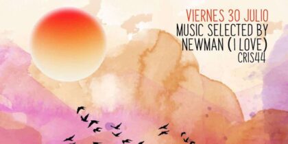 Newman im Sonnenuntergang von Kumharas Ibiza