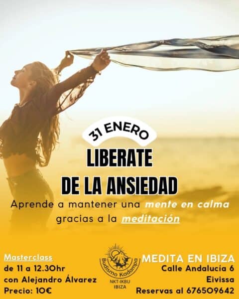 Libérate de la Ansiedad con esta masterclass de Medita en Ibiza