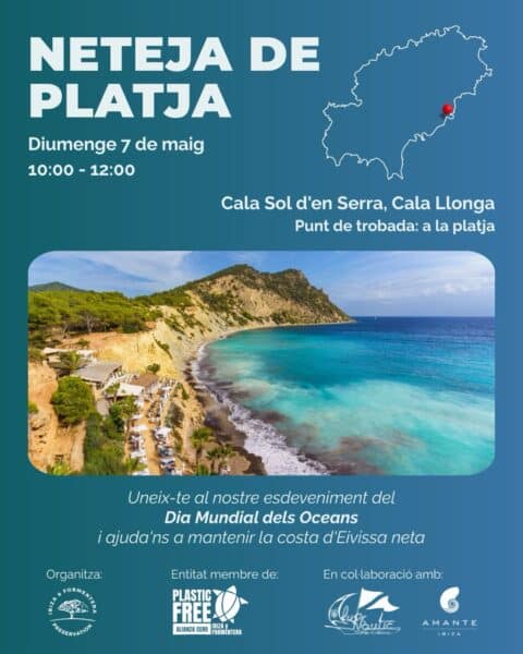 Limpieza de playa en Sol d'en Serra
