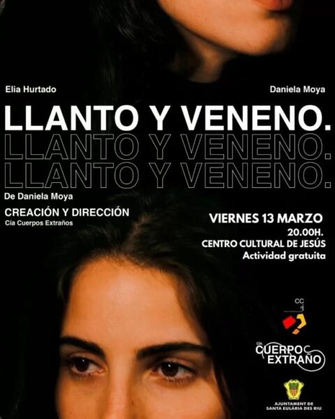 Llanto y veneno, teatro en Jesús