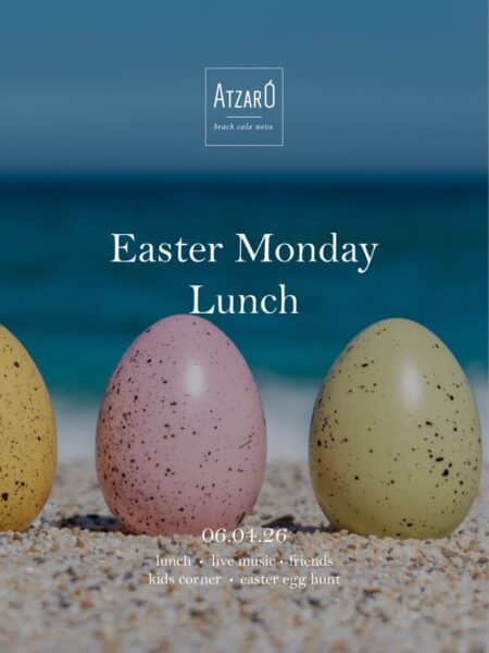 Lunes de Pascua frente al mar en Atzaró Beach