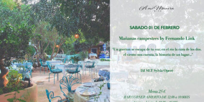 New appointment with Campestres Mornings by Fernando Link in A Mi Manera Ibiza