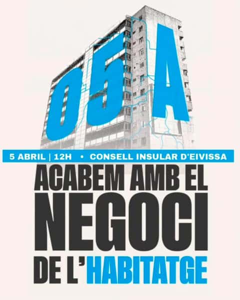 Manifestación por la Vivienda en Ibiza