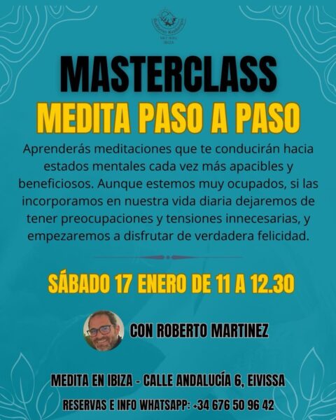 Masterclass Medita paso a paso en Medita en Ibiza