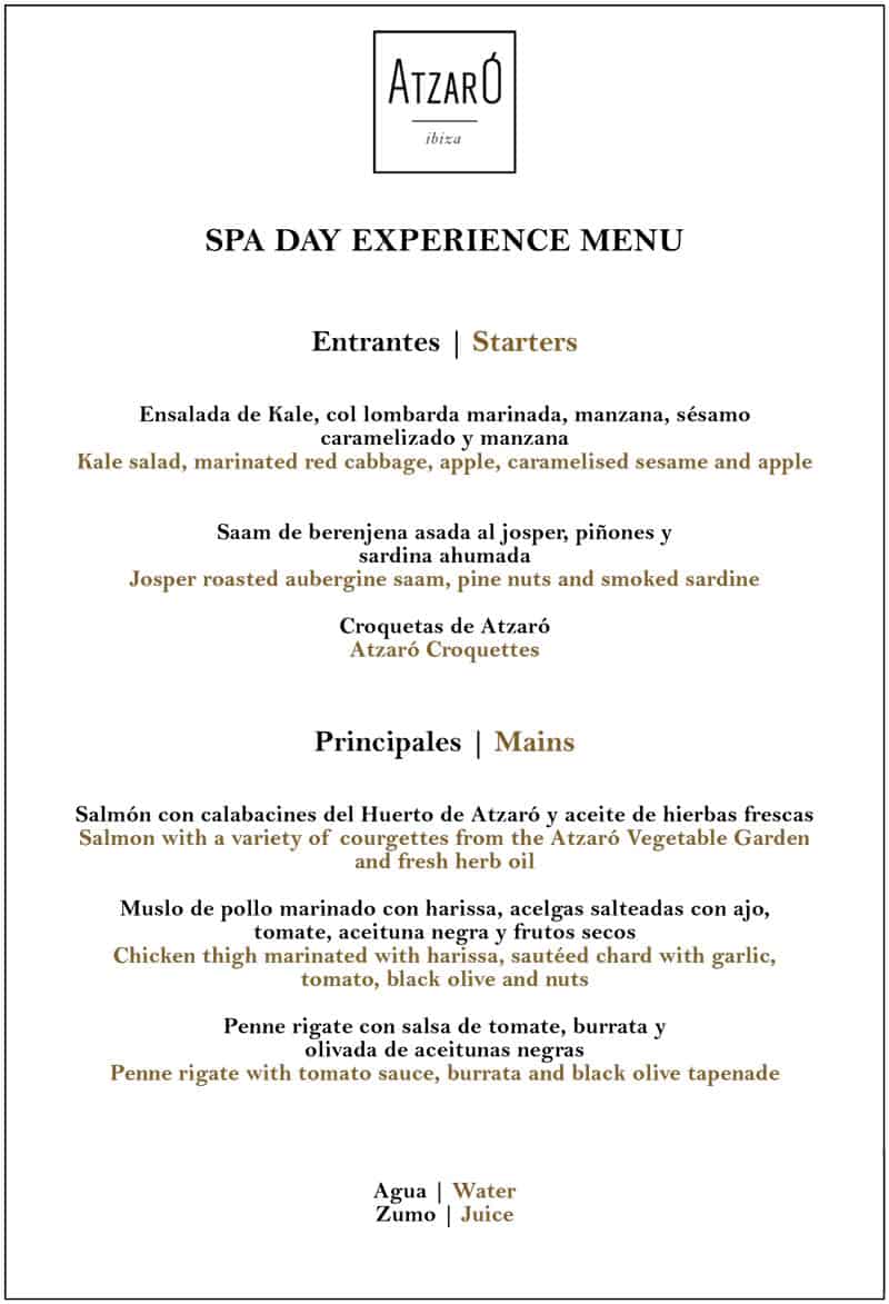 menu-atzaro-spa-dag-ervaring-ibiza-2021-welcometoibiza
