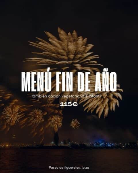 Menús de Nochevieja en Blavós Ibiza