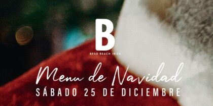 Weihnachtsessen vor dem Meer am Beso Beach Ibiza