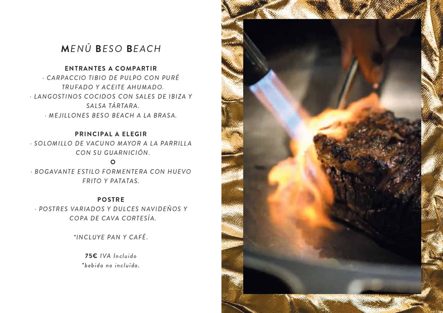 Menús para grupos en Ibiza: Beso Beach- menus grupo ibiza beso beach 2021 01