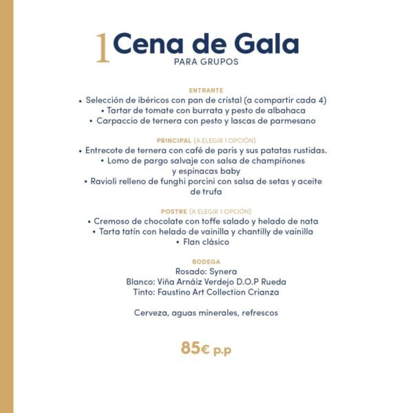 Menús para grupos, empresas y celebraciones en Blavós