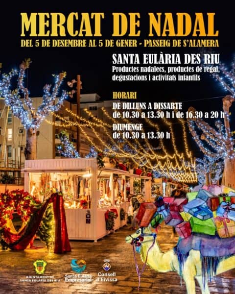 Mercat de Nadal – Mercadillo de Navidad en Santa Eulalia