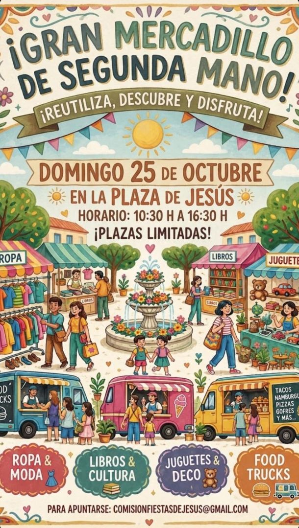 Gran Mercadillo de Segunda Mano en Jesús