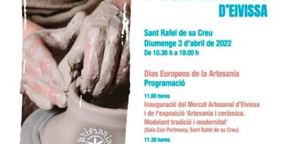 Handwerksmarkt in San Rafael für die Europäischen Tage der Handwerksaktivitäten Ibiza