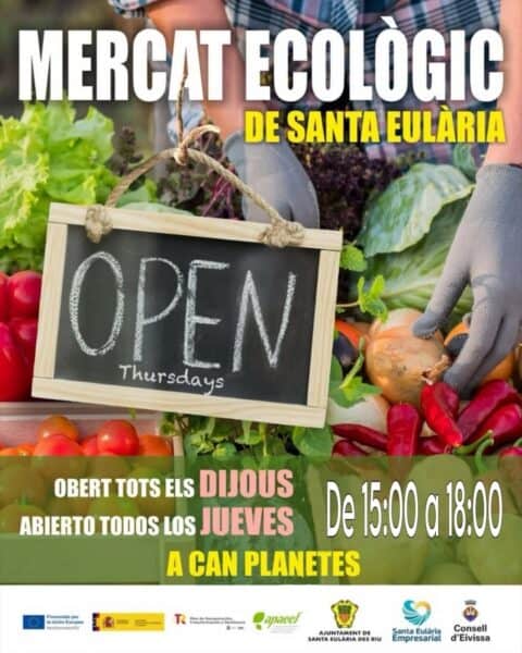 Mercado ecológico en Can Planetes