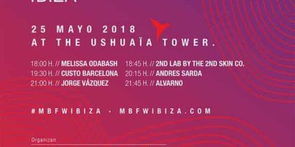 Week-end de la mode Mercedes-Benz à Ibiza 2018 dans la tour Ushuaïa