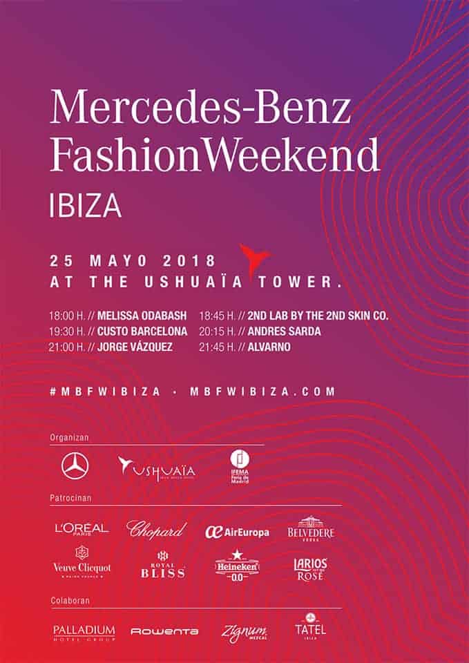 Mercedes-Benz Fashion Weekend Ibiza 2018 alla Torre di Ushuaïa